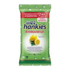 Wet Hankies Αντιβακτηριδιακά Μαντηλάκια Lemon 4x15τμχ
