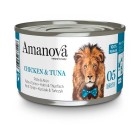 Amanova Cat Chicken & Tuna Broth 70gr