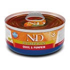 N&D Pumpkin Grain Free Quail 70gr
