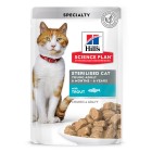 Hill's Science Plan Cat Adult Sterilized με Πέστροφα 85gr