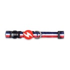Dashi Κολάρο - Περιλαίμιο Σκύλου Stripes Red & Blue S 28-42cm