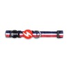 Dashi Περιλαίμιο Σκύλου Stripes Red & Blue M 35-54cm